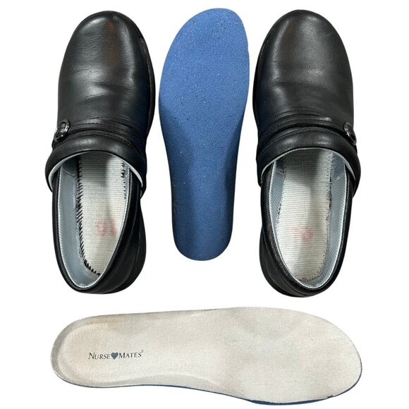 Nurse Mates Black Ceri Slip-On Slip-Resistant Lightweight Comfort Shoes Size 10M - Picture 6 of 15